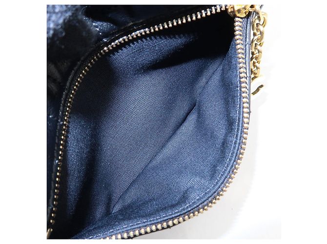 Céline CELINE C Charm Borsa a tracolla in pelle Borsa a spalla Borsa camera Nero - vista 22