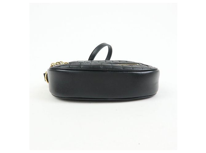 Céline CELINE C Charm Borsa a tracolla in pelle Borsa a spalla Borsa camera Nero - vista 5