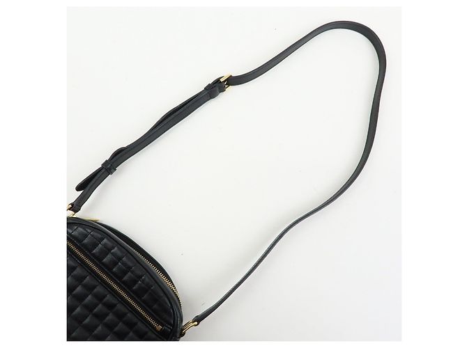Céline CELINE C Charm Borsa a tracolla in pelle Borsa a spalla Borsa camera Nero - vista 6