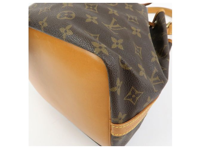 Borsa a tracolla Louis Vuitton Monogram Petit Noe Brown M42226 - vista 13