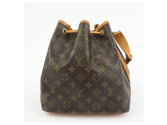 Borsa a tracolla Louis Vuitton Monogram Petit Noe Brown M42226 - vista 2