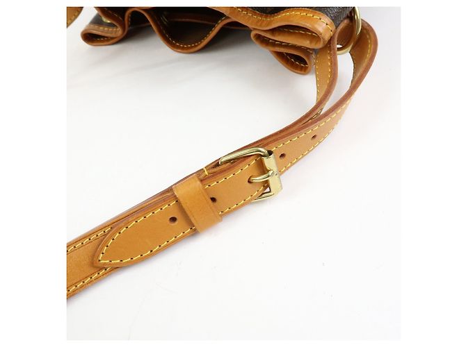 Borsa a tracolla Louis Vuitton Monogram Petit Noe Brown M42226 - vista 9