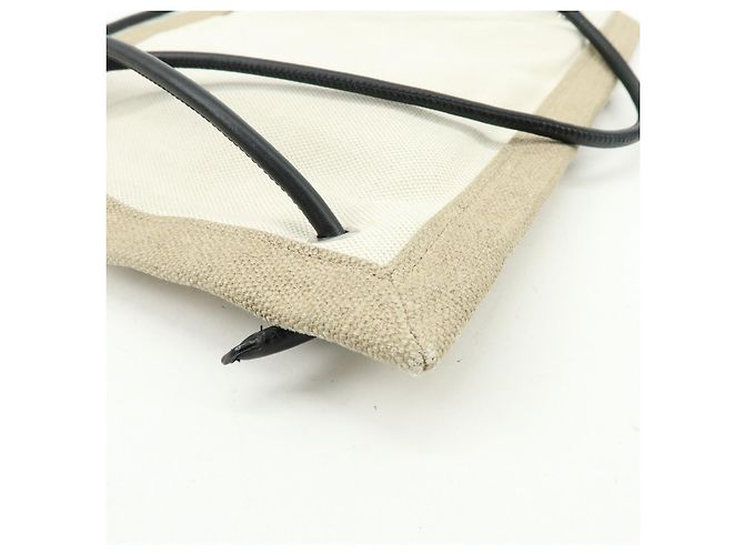 Autre Marque SAINT LAURENT PARIS Borsa a tracolla in tela e pelle 710272 - vista 11