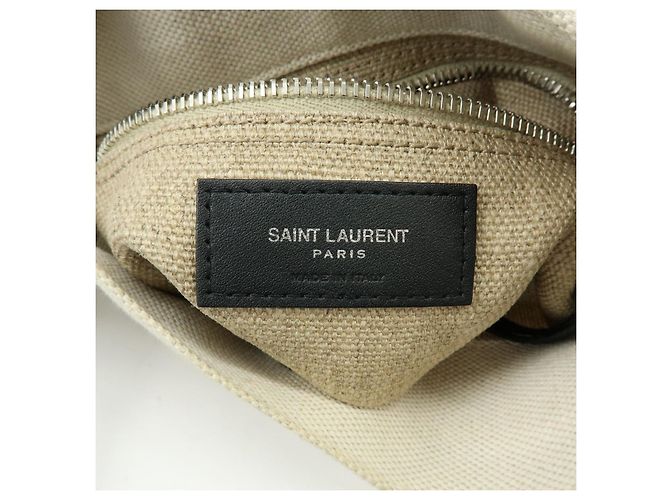 Autre Marque SAINT LAURENT PARIS Borsa a tracolla in tela e pelle 710272 - vista 21
