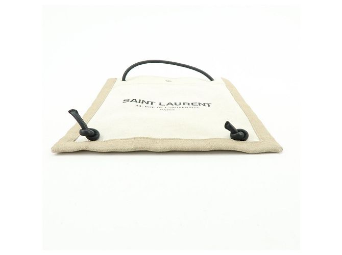 Autre Marque SAINT LAURENT PARIS Borsa a tracolla in tela e pelle 710272 - vista 5
