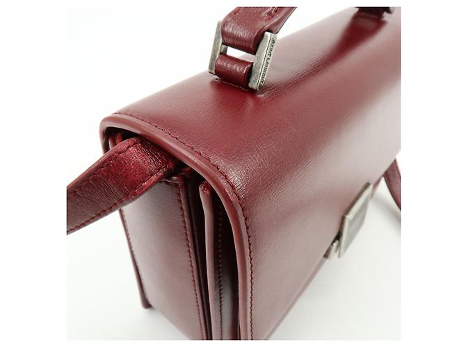 Autre Marque SAINT LAURENT PARIS Bellechasse Leather 2Way Bag Hand Bag 482051 - vista 15
