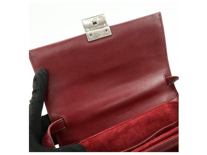 Autre Marque SAINT LAURENT PARIS Bellechasse Leather 2Way Bag Hand Bag 482051 - vista 20