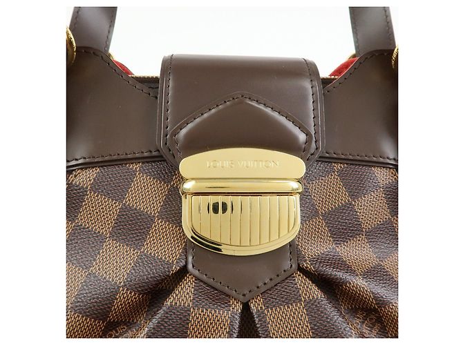 Borsa Louis Vuitton Damier Sistina PM Damier Ebene N41542 - vista 19