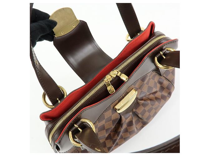Borsa Louis Vuitton Damier Sistina PM Damier Ebene N41542 - vista 21