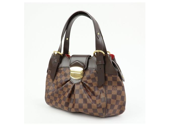 Borsa Louis Vuitton Damier Sistina PM Damier Ebene N41542 - vista 3
