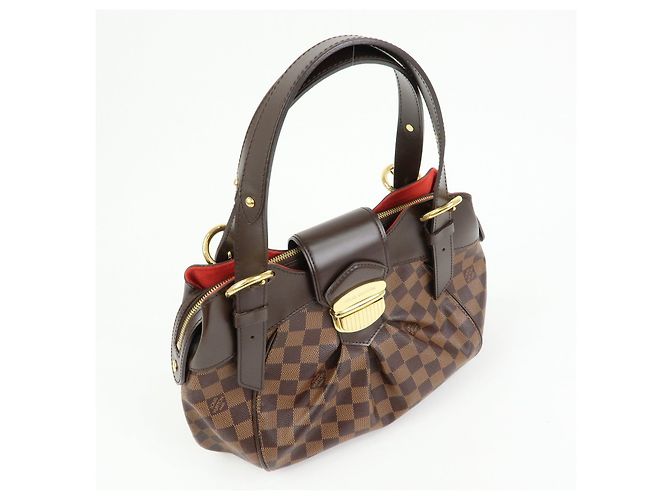 Borsa Louis Vuitton Damier Sistina PM Damier Ebene N41542 - vista 4