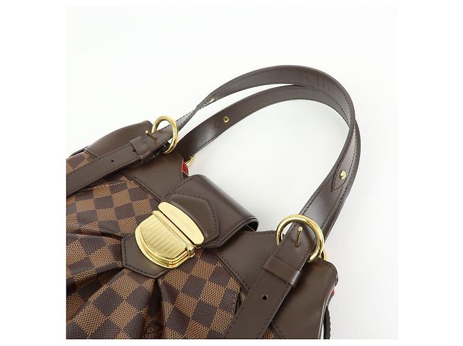 Borsa Louis Vuitton Damier Sistina PM Damier Ebene N41542 - vista 6