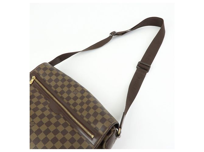 Louis Vuitton Damier Spencer Shoulder Bag Damier Ebene Brown N58021 - vista 7