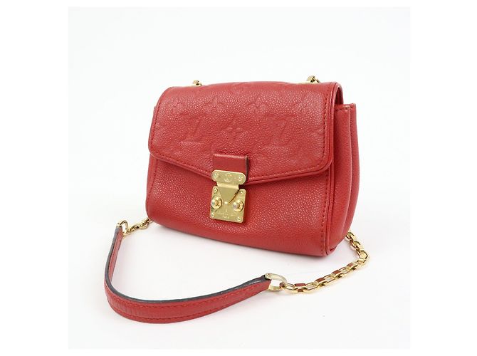 Louis Vuitton Monogram Empreinte Saint Germain BB Cerise M94553 - vista 3