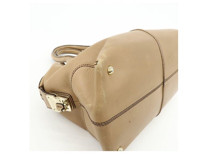 Borsa 2Way D-Cube in pelle Borsa a mano Borsa a tracolla Beige TOD'S - vista 11