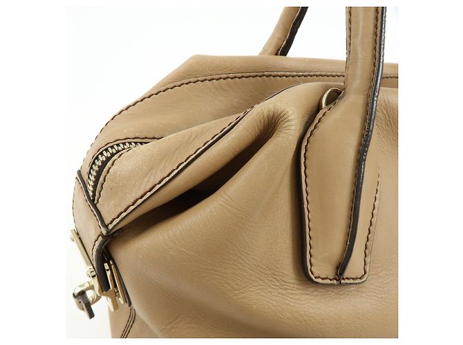 Borsa 2Way D-Cube in pelle Borsa a mano Borsa a tracolla Beige TOD'S - vista 17