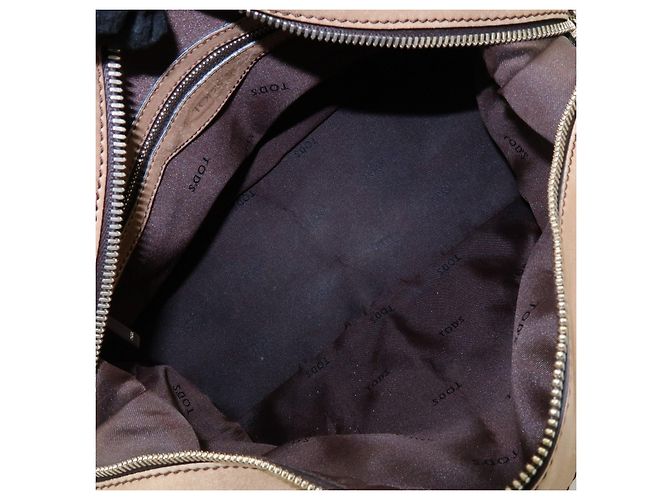 Borsa 2Way D-Cube in pelle Borsa a mano Borsa a tracolla Beige TOD'S - vista 21