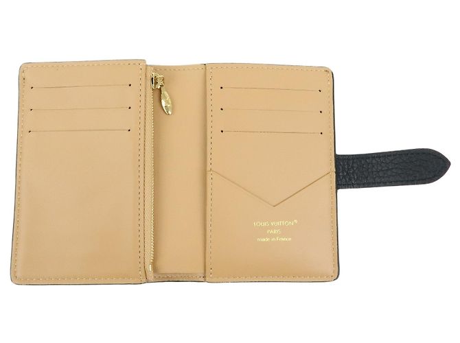 Billetera Compacta Vertical Louis Vuitton en piel Taurillon Noir M81561 - vista 8