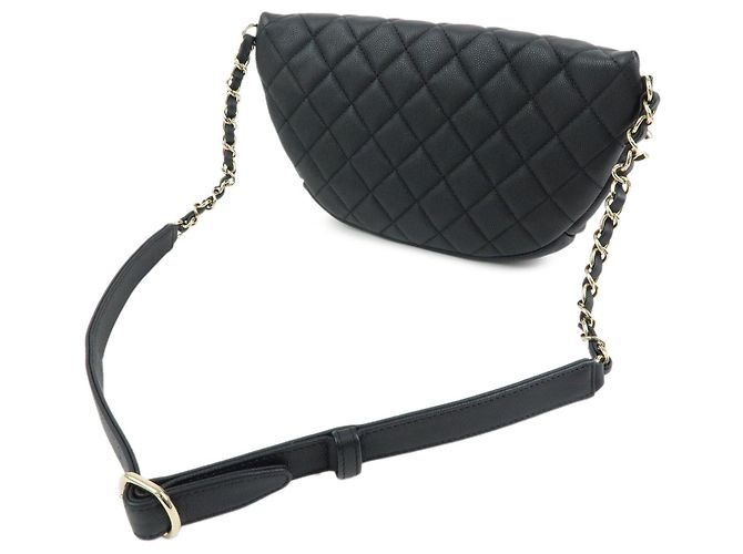 Borsa a Vita CHANEL Matelasse Caviarskin Nera - vista 4