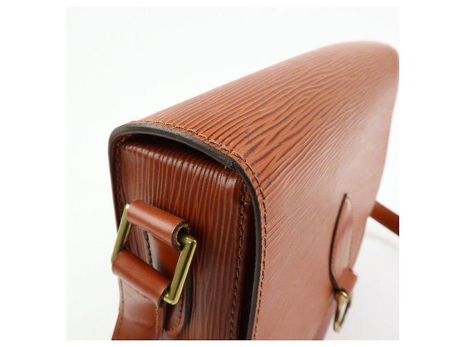Saint-Cloud Borsa a tracolla Louis Vuitton Epi Saint Cloud Kenya Brown M52193 - vista 14