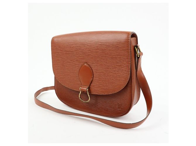 Saint-Cloud Borsa a tracolla Louis Vuitton Epi Saint Cloud Kenya Brown M52193 - vista 3