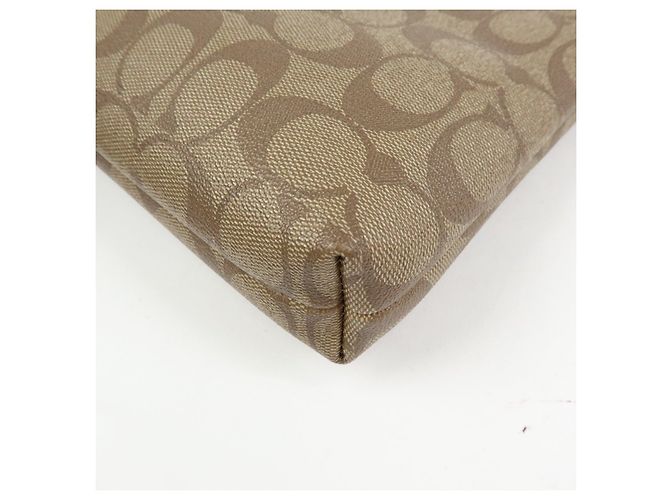 Borsa a tracolla e borsa a spalla COACH Signature PVC Leather Beige Khaki - vista 10
