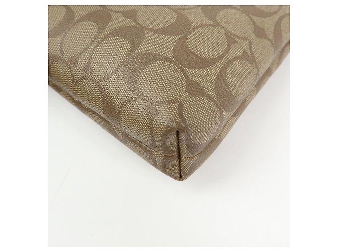 Borsa a tracolla e borsa a spalla COACH Signature PVC Leather Beige Khaki - vista 12