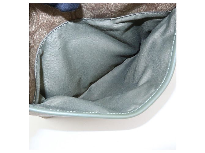 Borsa a tracolla e borsa a spalla COACH Signature PVC Leather Beige Khaki - vista 17