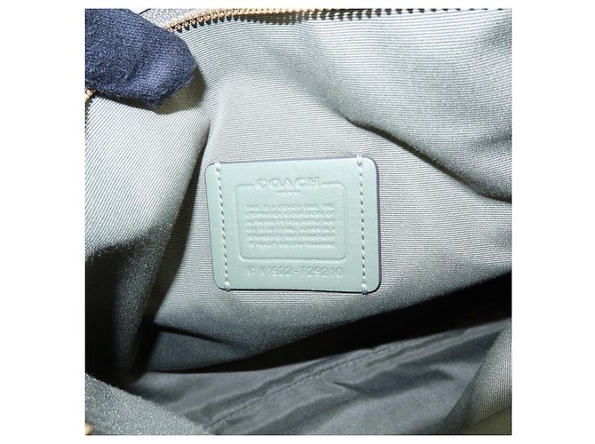 Borsa a tracolla e borsa a spalla COACH Signature PVC Leather Beige Khaki - vista 19