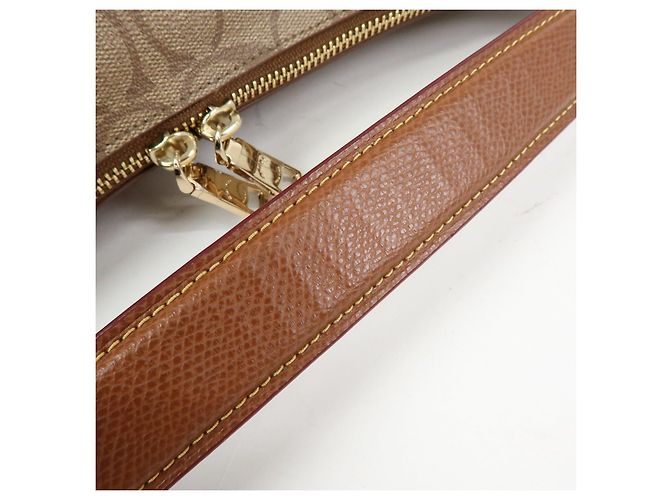 Borsa a tracolla e borsa a mano 2Way COACH Signature PVC Leather Marrone - vista 8