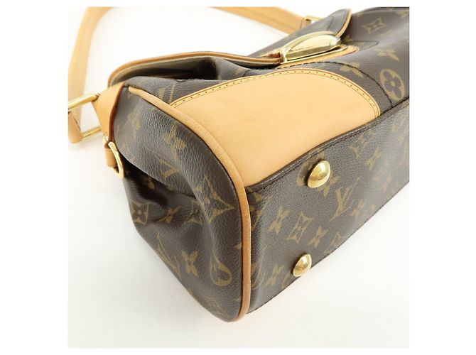 Borsa a spalla Louis Vuitton Monogram Beverly MM Brown M40121 - vista 10