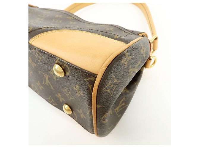 Borsa a spalla Louis Vuitton Monogram Beverly MM Brown M40121 - vista 13