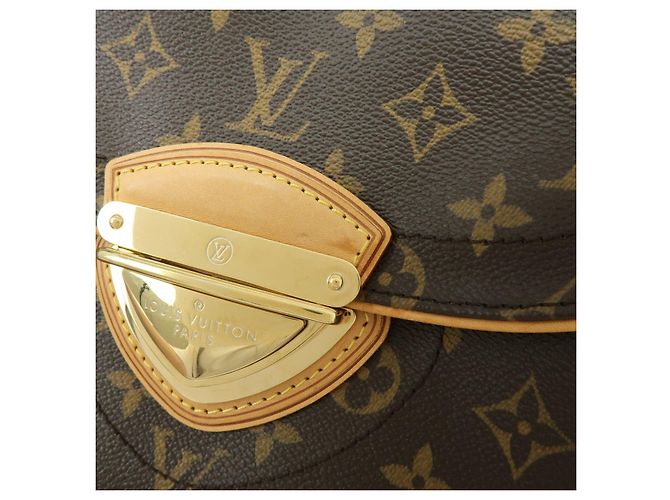 Borsa a spalla Louis Vuitton Monogram Beverly MM Brown M40121 - vista 16
