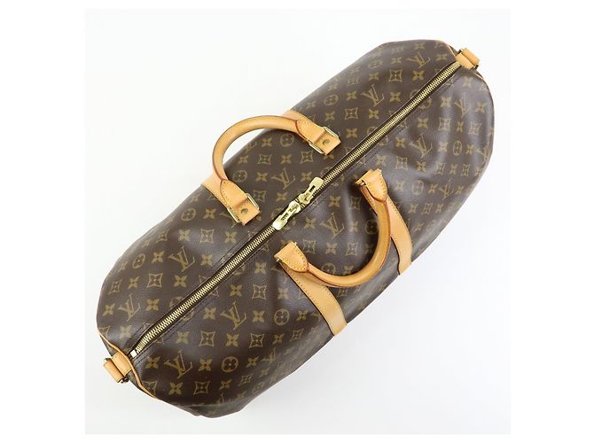 Louis Vuitton Monogram Keep All Bandouliere 55 Boston Bag M41414 - vista 17
