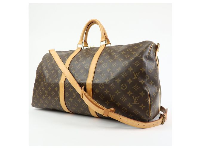 Louis Vuitton Monogram Keep All Bandouliere 55 Boston Bag M41414 - vista 3