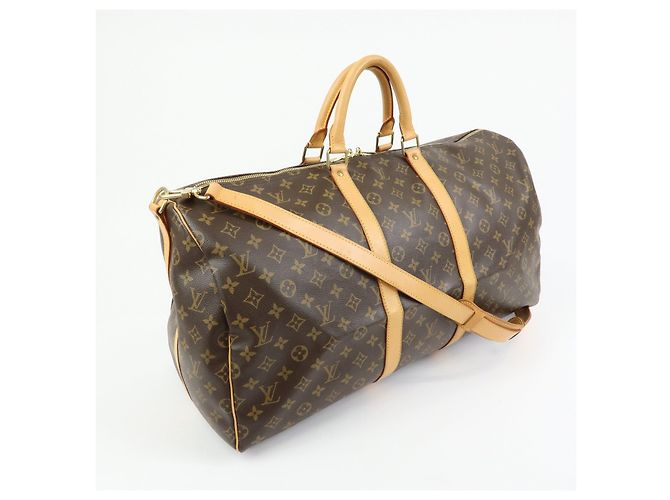 Louis Vuitton Monogram Keep All Bandouliere 55 Boston Bag M41414 - vista 4