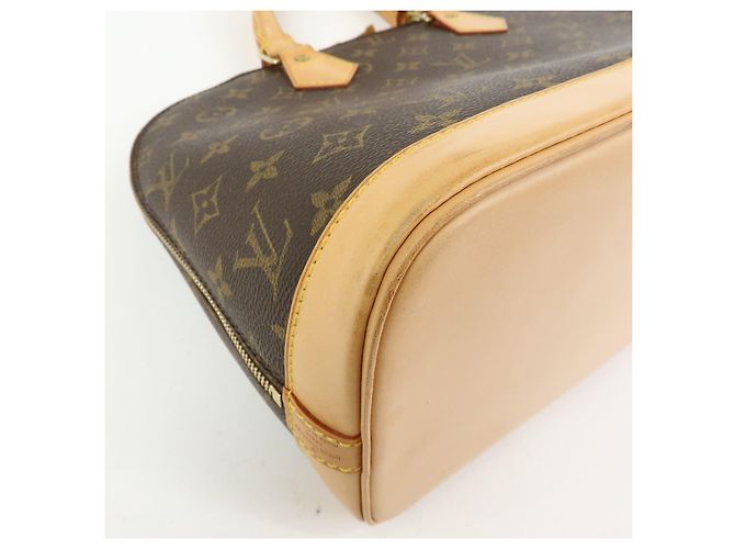 Borsa a mano Louis Vuitton Monogram Alma Canvas Leather Brown M51130 - vista 12