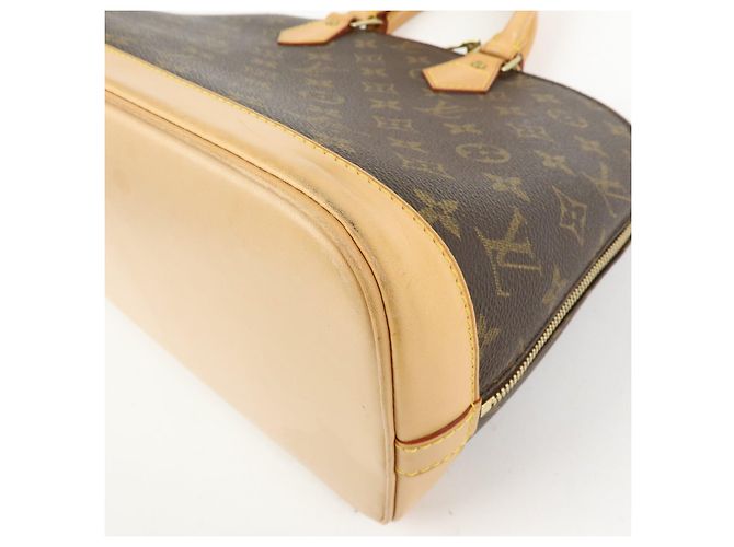 Borsa a mano Louis Vuitton Monogram Alma Canvas Leather Brown M51130 - vista 13