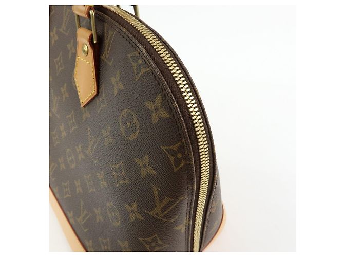 Borsa a mano Louis Vuitton Monogram Alma Canvas Leather Brown M51130 - vista 15