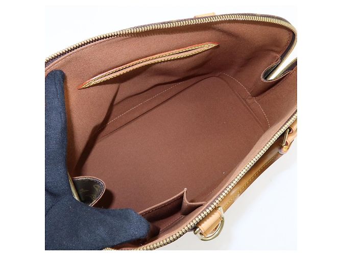 Borsa a mano Louis Vuitton Monogram Alma Canvas Leather Brown M51130 - vista 20