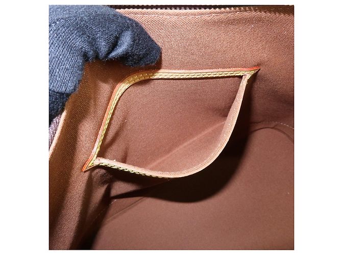 Borsa a mano Louis Vuitton Monogram Alma Canvas Leather Brown M51130 - vista 21