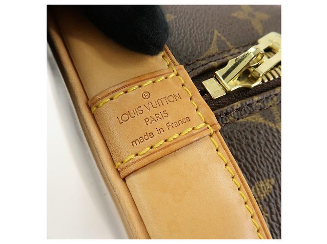 Borsa a mano Louis Vuitton Monogram Alma Canvas Leather Brown M51130 - vista 23