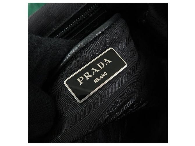 Zaino PRADA in nylon e pelle con logo Triangle Camouflage BZ0032 - vista 17