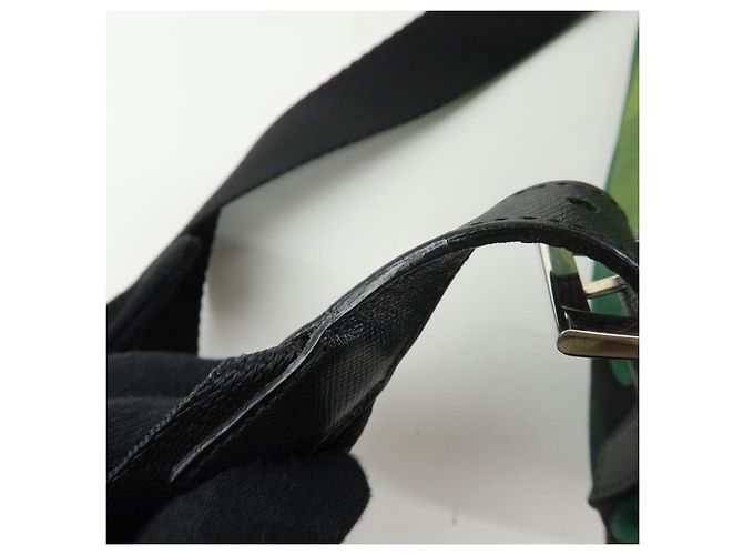 Zaino PRADA in nylon e pelle con logo Triangle Camouflage BZ0032 - vista 8