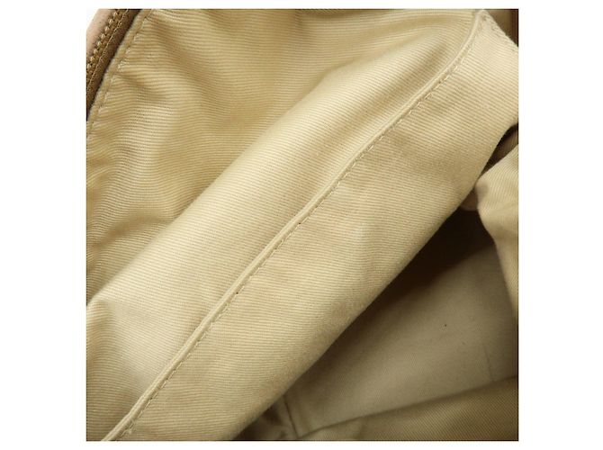 Borsa a tracolla e borsa a mano CHANEL Wild Stich in pelle di vitello Beige Metallic Pink - vista 20
