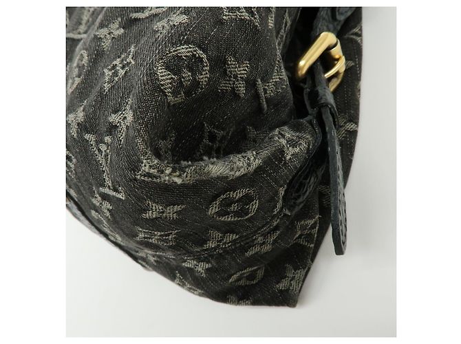 Borsa a mano Louis Vuitton Monogram Denim Neo Cabby MM Noir M95351 - vista 10