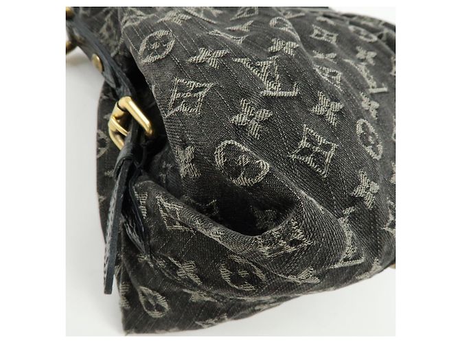 Borsa a mano Louis Vuitton Monogram Denim Neo Cabby MM Noir M95351 - vista 11