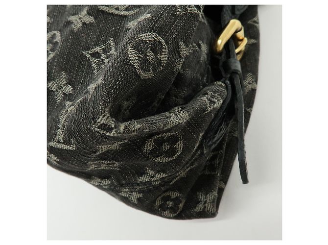 Borsa a mano Louis Vuitton Monogram Denim Neo Cabby MM Noir M95351 - vista 12