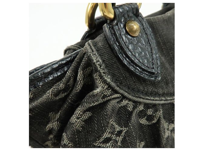 Borsa a mano Louis Vuitton Monogram Denim Neo Cabby MM Noir M95351 - vista 14
