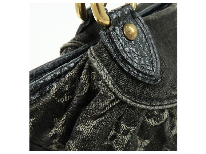 Borsa a mano Louis Vuitton Monogram Denim Neo Cabby MM Noir M95351 - vista 16